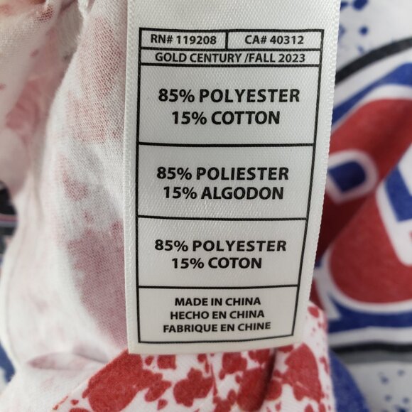 Mitchell & Ness Retro New England Patriots T Shirt 3XL NFL Team Burst Sublimated - Picture 9 of 9